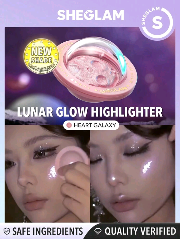 SHEGLAM Lunar Glow Highlighter Multi-Dimensional Shine Highlighter